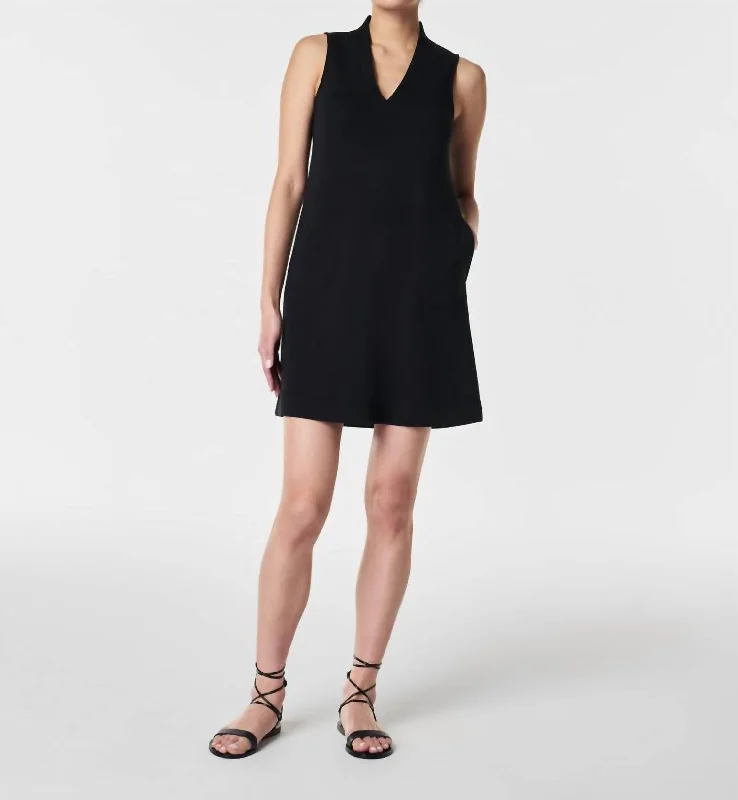 Airessentials Mini Dress In Black Classic White Mini Dress