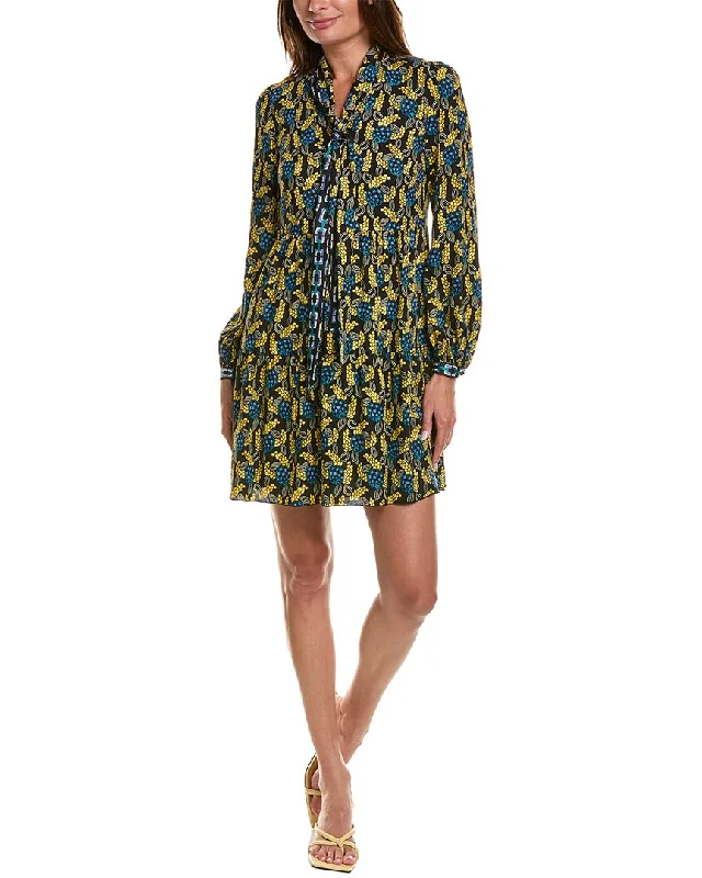 Diane von Furstenberg Romi Mini Dress Modern Satin Mini Dress