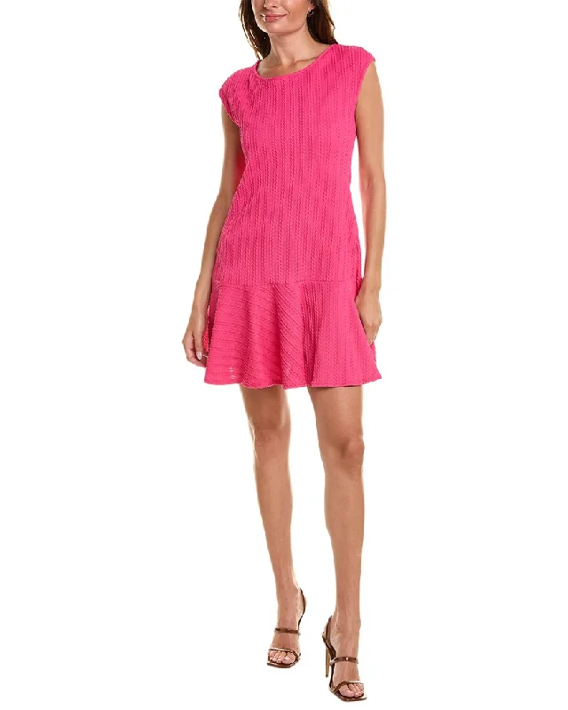 Isaac Mizrahi Flounce Mini Dress Stylish Button-Down Mini Dress