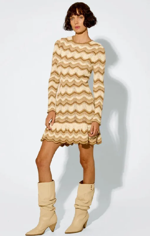 Kassiani Knit Mini Dress Cozy T-Shirt Mini Dress