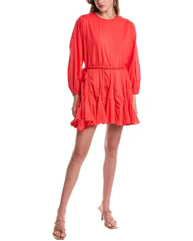 RHODE Ella Mini Dress Comfortable Zip-Up Mini Dress