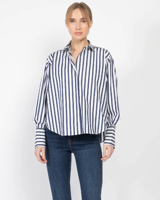 Isabel Wide Shirt Comfortable Fitted Short Sleeve