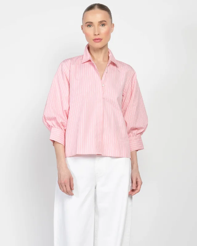 Esme Shirt Relaxed Cotton Short Blouse