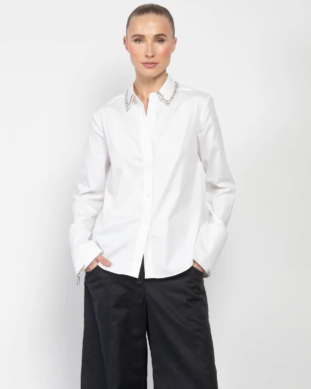 Bessette Crystal Shirt Modern Fit Short Sleeve