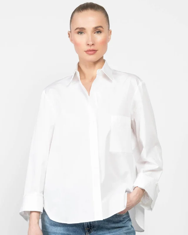 New Morning After Shirt Relaxed Button-Down Short Shirt