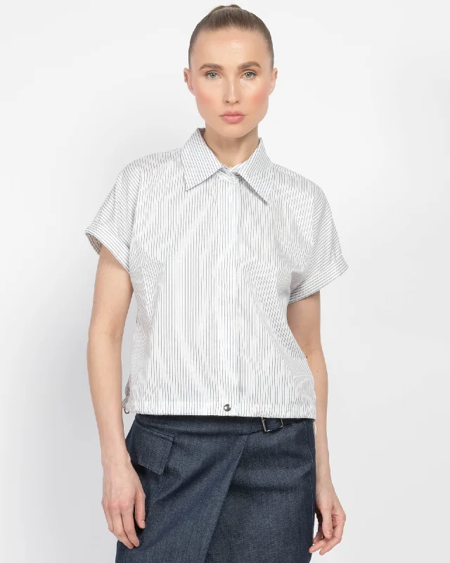 Bungee Shirt Stylish Striped Short Sleeve