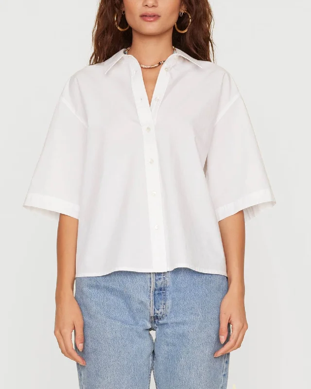 Gracie Shirt Modern Short Sleeve Top