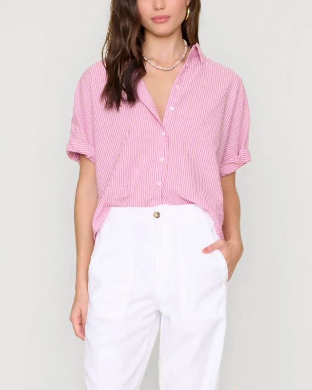 Teddy Shirt Casual Loose Short Sleeve