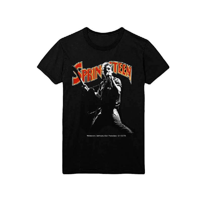 Bruce Springsteen | Official Band T-Shirt | Winterland Ballroom Singing Terry Blend Velvet Blend Canvas Blend