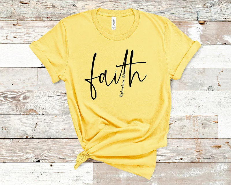 Faith - Unisex t-shirt Welt Pockets Slit Pockets