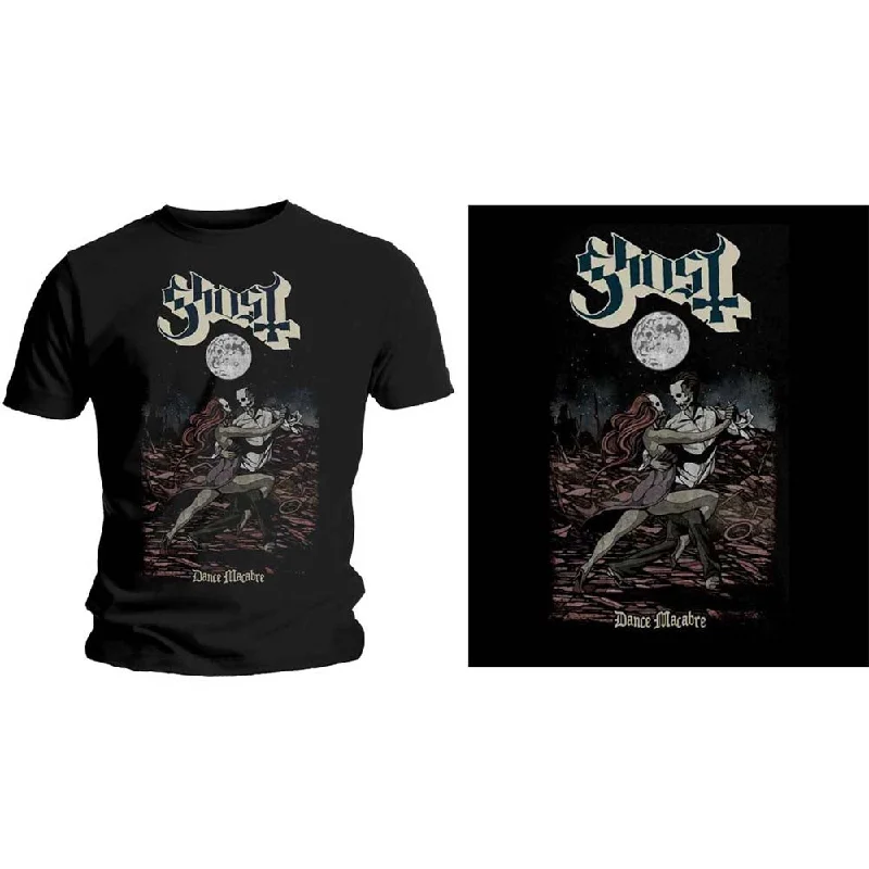 Ghost | Official Band T-shirt | Dance Macabre Jersey Fabric Tulle Fabric Batik Fabric