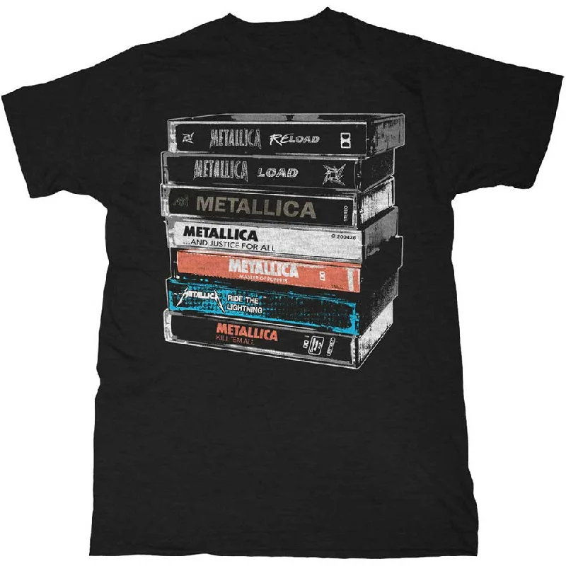 Metallica | Official Band T-shirt | Cassette Seamless Knitted Crochet