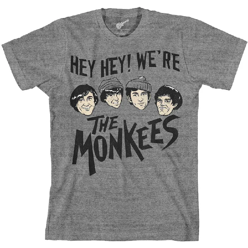 The Monkees | Official Band T-Shirt | Hey Hey! Boxy Fit Fitted Loose