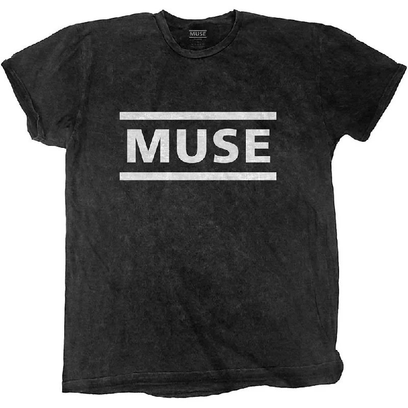 Muse | Official Band T-shirt | Logo (Dip-Dye) Handmade Hand-knitted Hand-woven