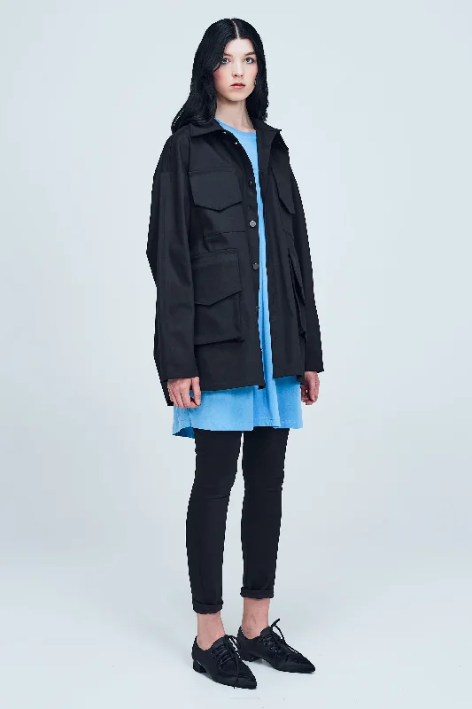 One Wolf T-shirt dress sky blue Oversized T-Shirt Spandex breathable