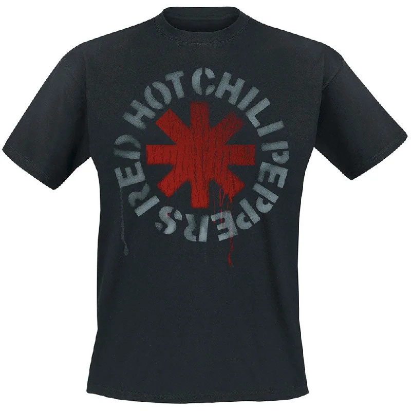 Red Hot Chili Peppers | Official Band T-shirt | Stencil Nylon Fabric Polyester Fabric Spandex Fabric