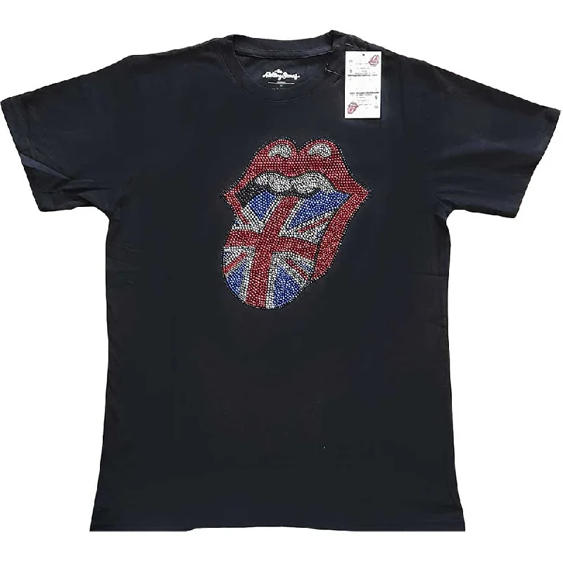The Rolling Stones | Official Band T-Shirt | Classic UK (Diamante) Fashionable Trendy Casual The Rolling Stones | Official Band T-Shirt | Classic UK (Diamante) Fashionable Trendy Casual