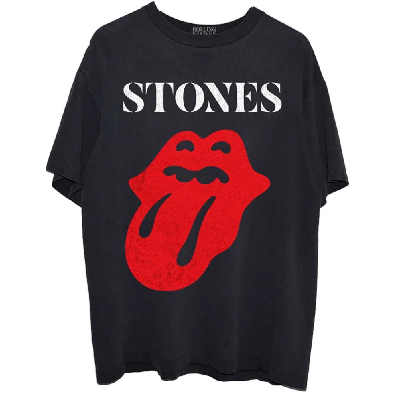 The Rolling Stones | Official Band T-Shirt | Sixty Classic Vintage Solid Tongue Nylon Fabric Polyester Fabric Spandex Fabric The Rolling Stones | Official Band T-Shirt | Sixty Classic Vintage Solid Tongue Nylon Fabric Polyester Fabric Spandex Fabric