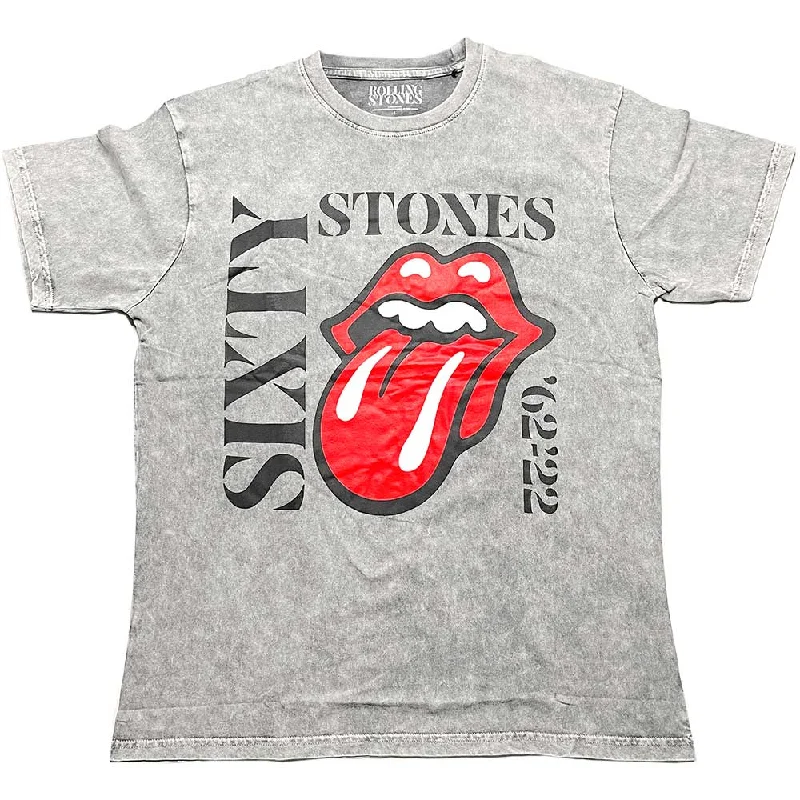 The Rolling Stones | Official Band T-Shirt | Sixty Vertical (Dye-Wash) Elegant Classic Vintage The Rolling Stones | Official Band T-Shirt | Sixty Vertical (Dye-Wash) Elegant Classic Vintage