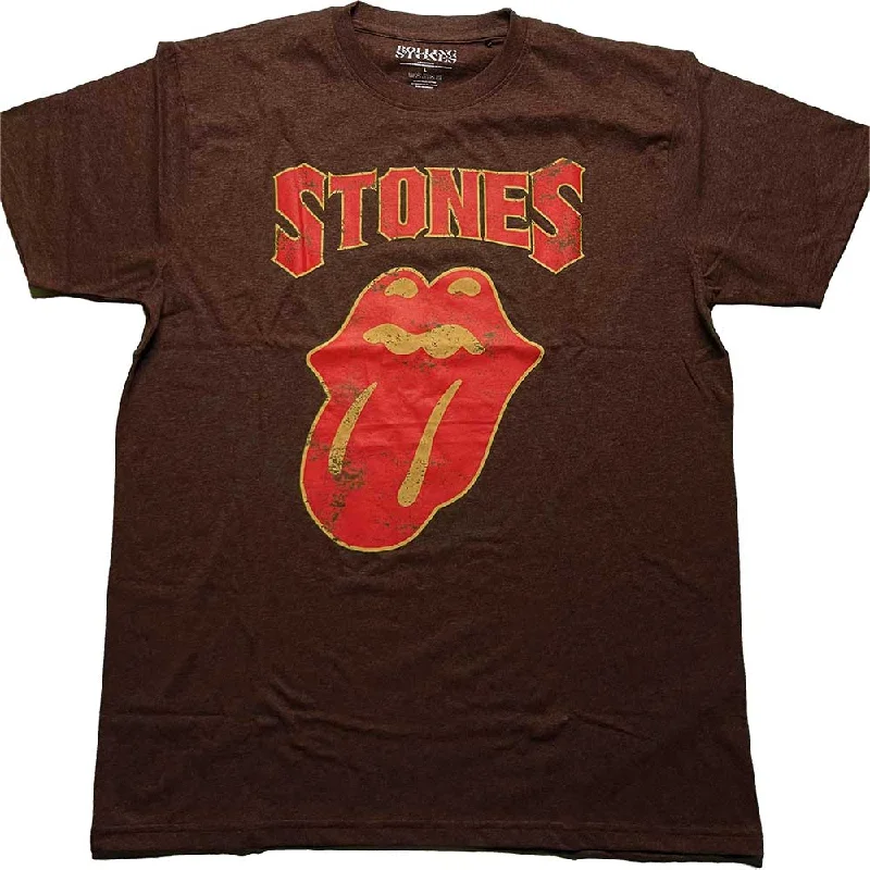 The Rolling Stones | Official Band T-Shirt | Gothic Text Collared Crew Neck Turtle Neck The Rolling Stones | Official Band T-Shirt | Gothic Text Collared Crew Neck Turtle Neck