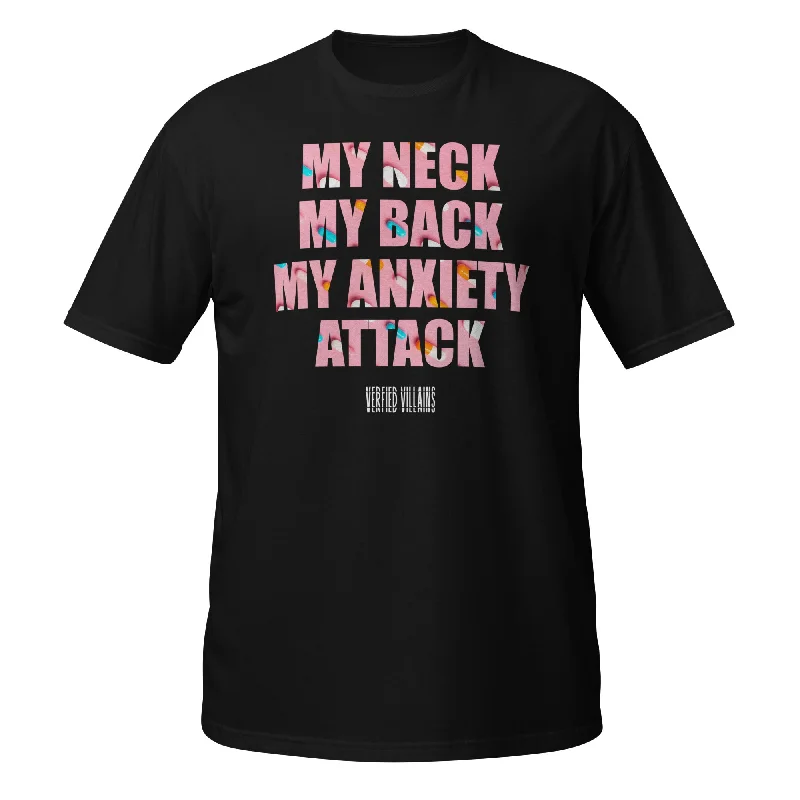 Shirt - Unisex: Verified Villains - Anxiety Comfortable Knit Short Shirt