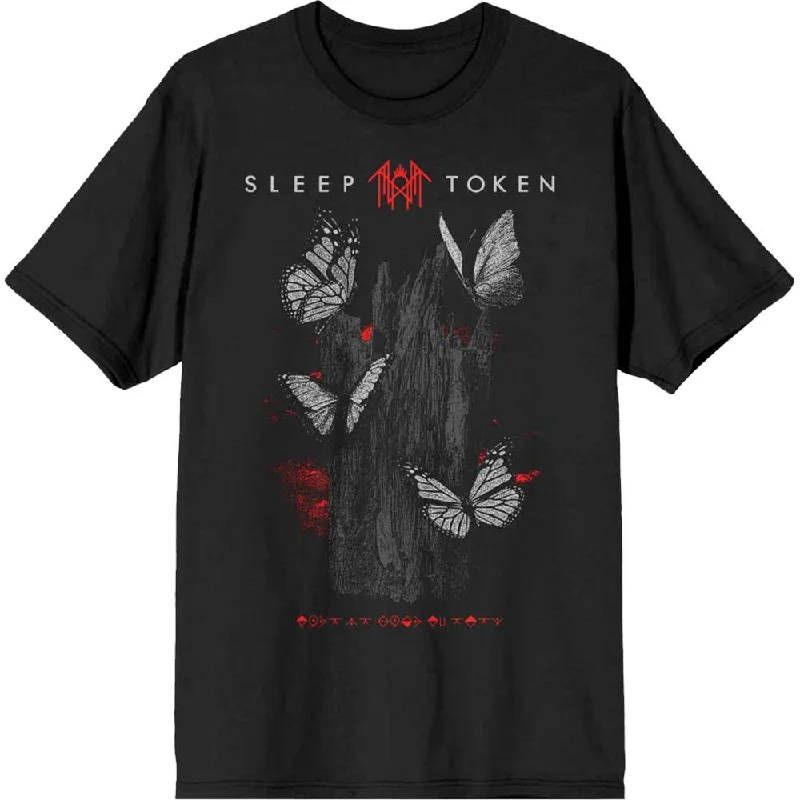 Sleep Token | Official Band T-Shirt | Butterflies Chenille Blend Fleece Blend Nylon Blend