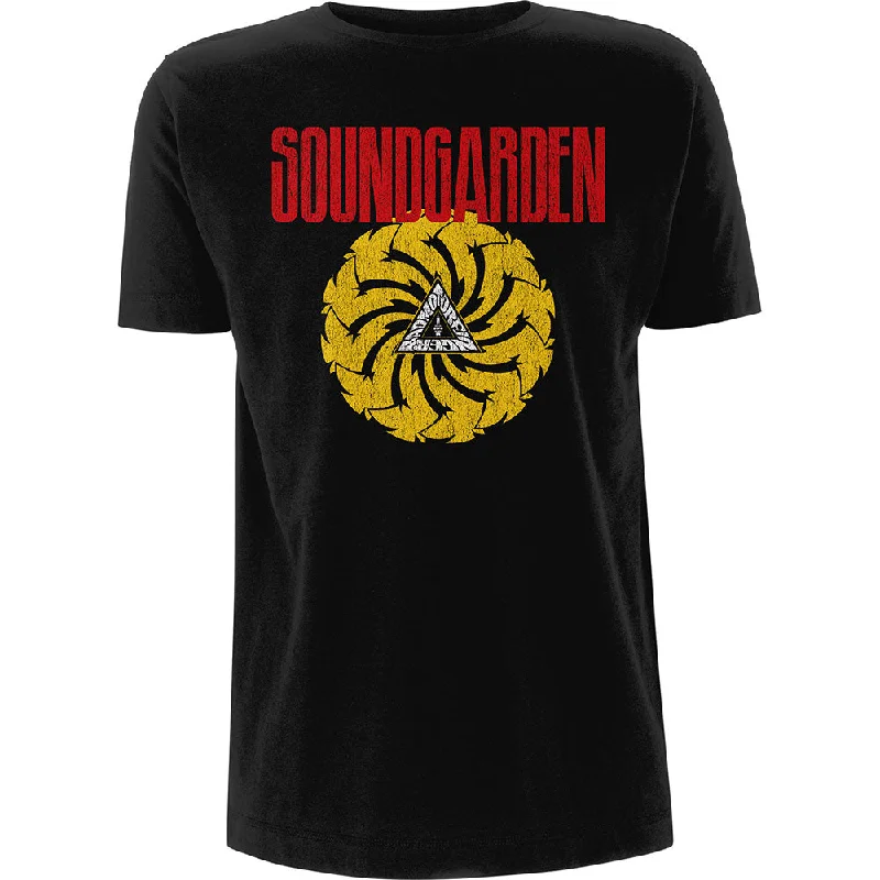 Soundgarden | Official Band T-Shirt | Badmotorfinger V. Hooded Caped Shawl Collar