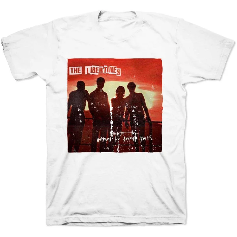 The Libertines | Official Band T-Shirt | Anthems for Doomed Youth Graphic T-Shirt Round Neck Polyester The Libertines | Official Band T-Shirt | Anthems for Doomed Youth Graphic T-Shirt Round Neck Polyester