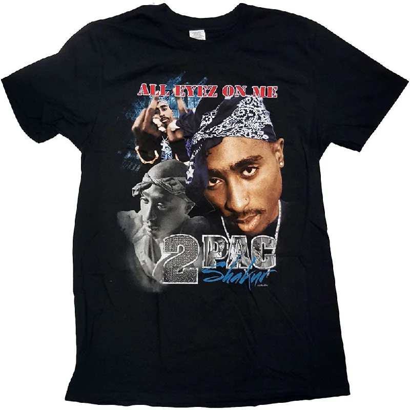 Tupac | Official Band T-Shirt | All Eyez Homage Jersey Fabric Tulle Fabric Batik Fabric