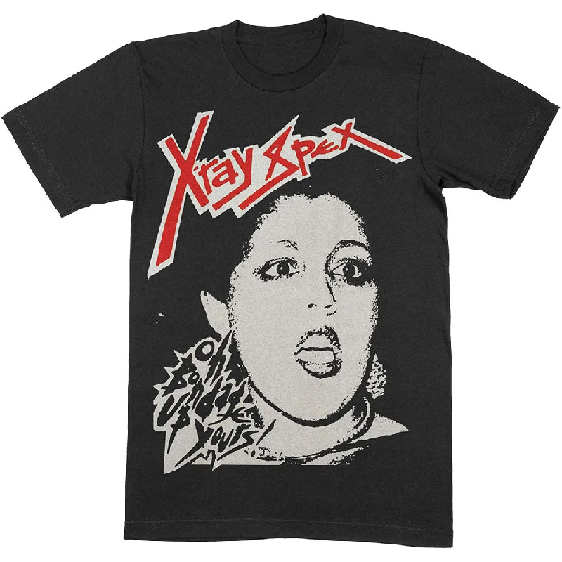 X-Ray Spex | Official Band T-Shirt | Oh Bondage Spandex Blend Rayon Blend Denim Blend