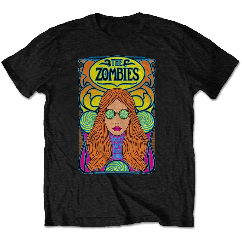 The Zombies | Official Band T-Shirt | North American Tour Spandex Blend Rayon Blend Denim Blend The Zombies | Official Band T-Shirt | North American Tour Spandex Blend Rayon Blend Denim Blend