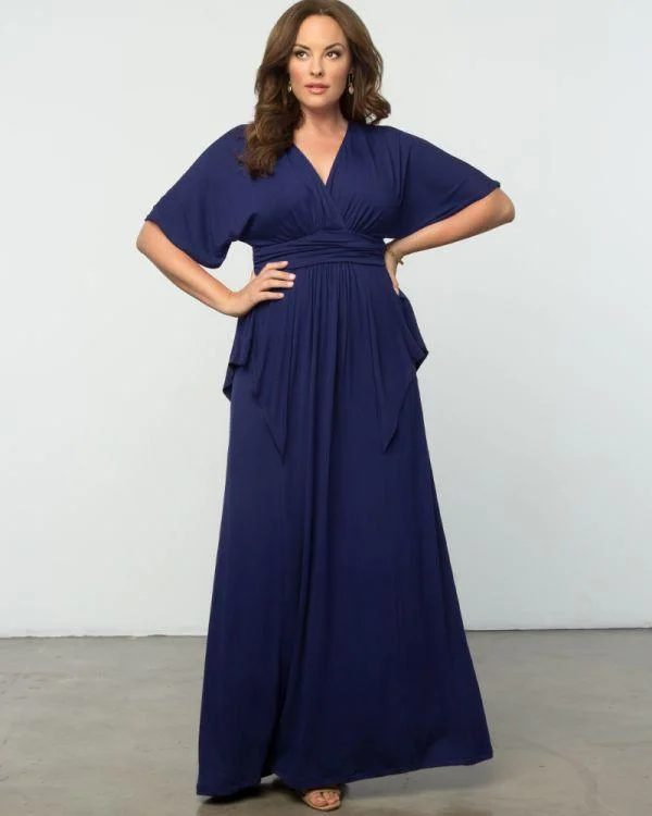 Kiyonna Formal Long Maxi Dress Sale Comfortable Bohemian Maxi Dress