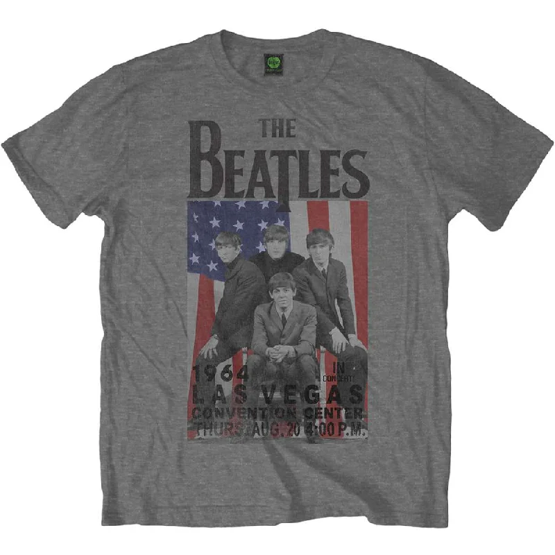 The Beatles | Official Band T-Shirt | Flag/Vegas Front Pockets Side Pockets Patch Pockets The Beatles | Official Band T-Shirt | Flag/Vegas Front Pockets Side Pockets Patch Pockets