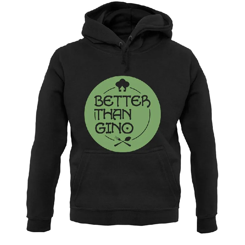 Better Than Gino Unisex Hoodie Hoodie with Full-Zip Functional Layering