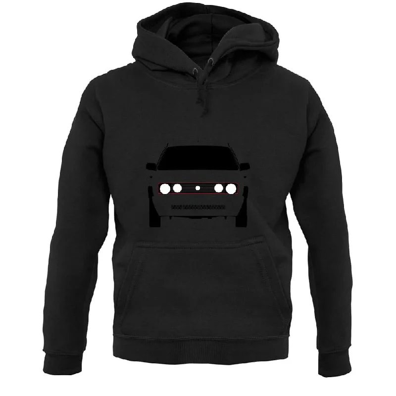 Golf Gti Mk2 Minimal Unisex Hoodie Hoodie with Pocket Utility Practical