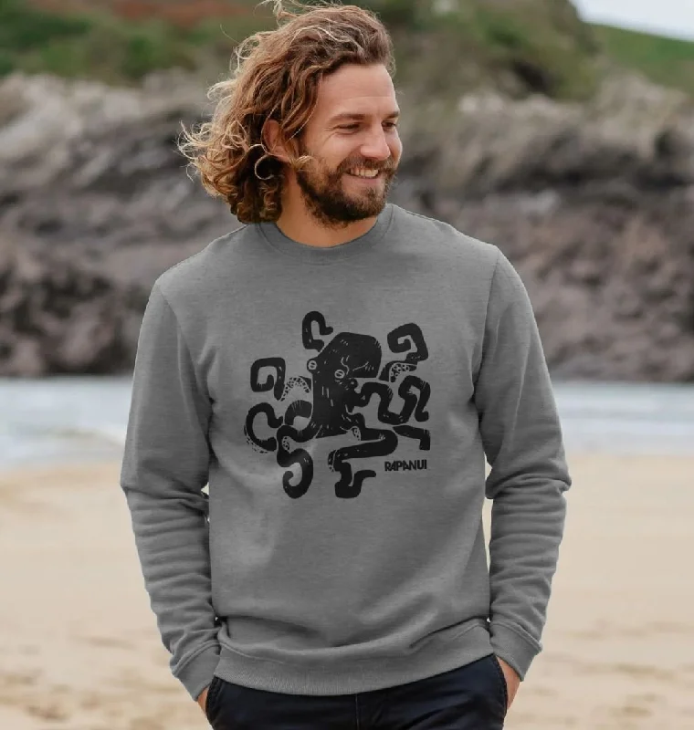 Octopus Sweatshirt Hoodie with Elastic Waist Stretchable Comfortable