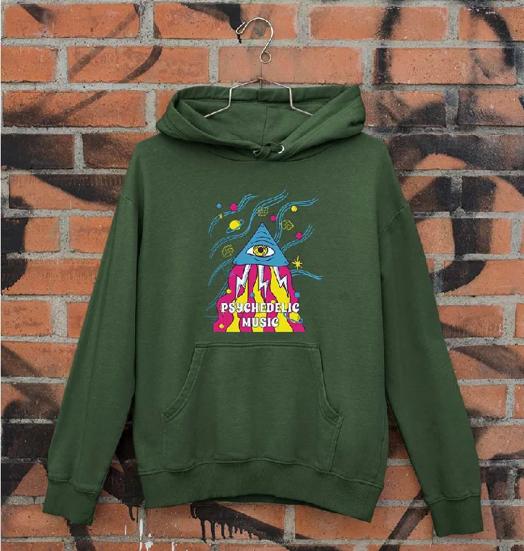 Psychedelic Music Unisex Hoodie for Men/Women Hoodie with Typography Text Message