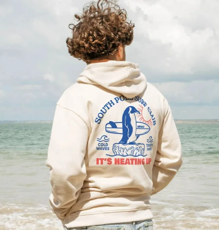 South Pole Surf Club Hoodie Hoodie with Print Artistic Unique