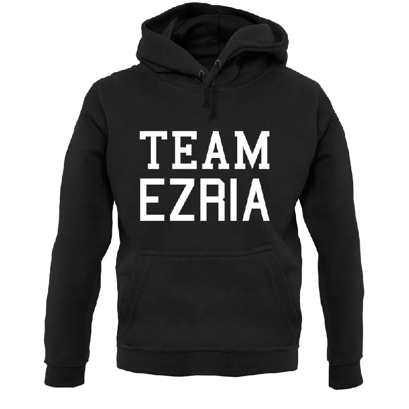 Team Ezria Unisex Hoodie Hoodie with High Neck Warm Protective