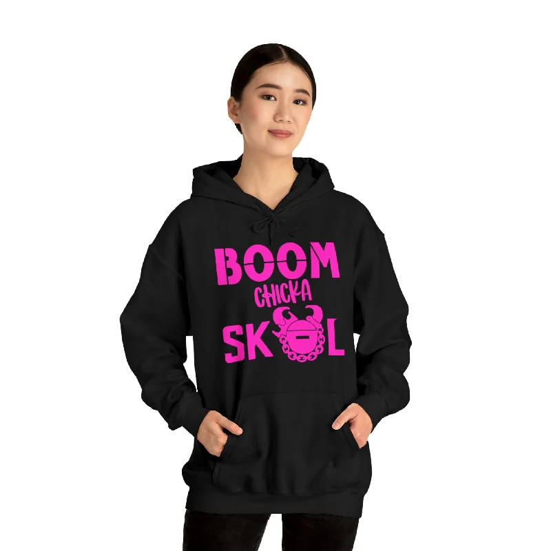 Unisex Heavy Blend™ Hoodie - BOOM chicka Hoodie with Oversized Fit Loose Comfortable