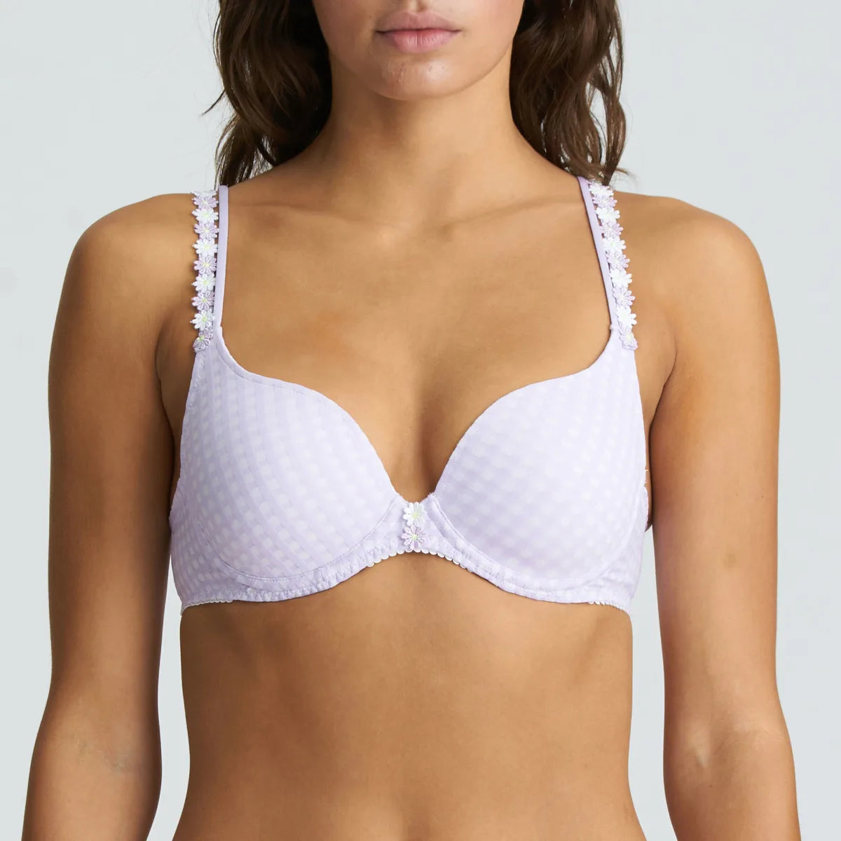 Avero Heartshape Bra In Tiny Iris - Marie Jo Strapless Support Bra