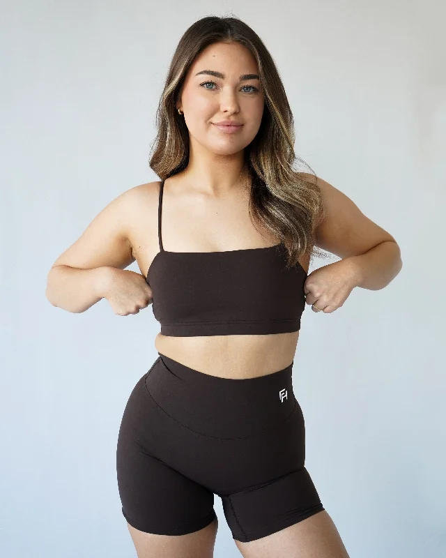 Bandeau Sports Bra - Teddy Cozy Sleep Bra