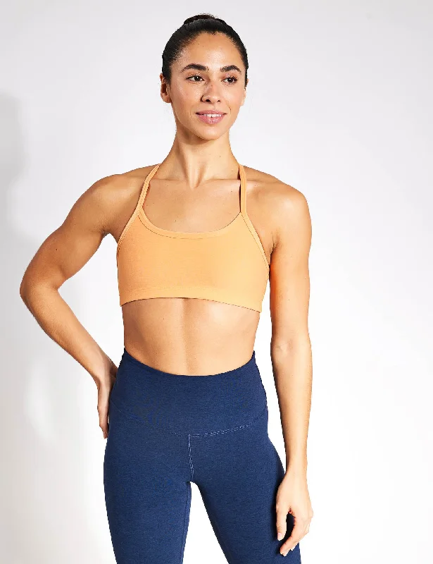 Spacedye Slim Racerback Bra - Marmalade Heather Seamless Fit Bra