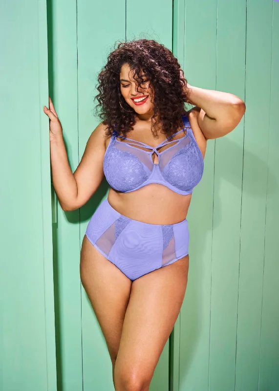 Brianna Underwired Plunge Bra In Jacaranda - Elomi Seamless Bra Design