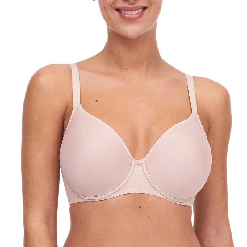 Comfort Chic Memory Foam Bra In Rose - Chantelle Sleek Sports Bra