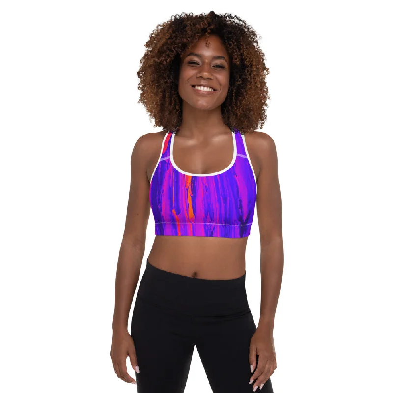 DBTS Mystic Padded Sports Bra Soft Mesh Bra