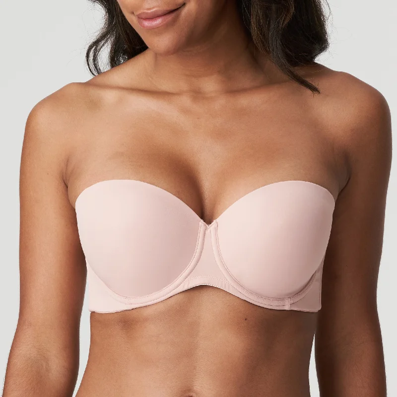 Figuras Padded Bra Strapless In Powder Rose - PrimaDonna Light Seamless Bra