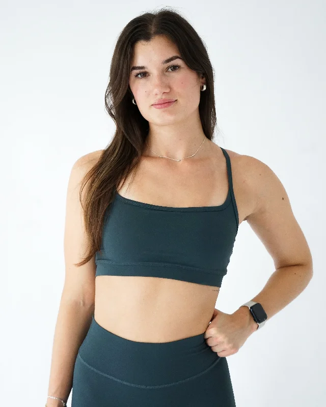 Impact Sports Bra - Emerald Trendy Sports Bra