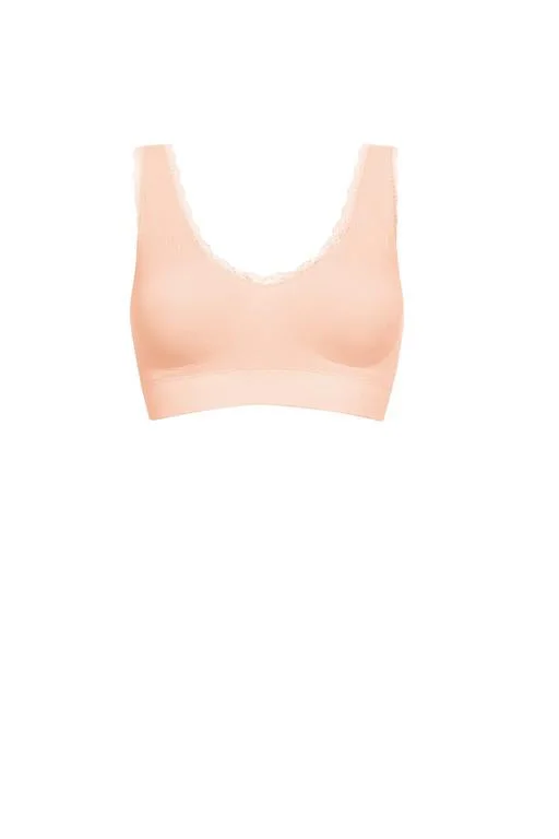 Kitty Seamless Cotton Bra - Rose Nude #44607 Sports Support Bra