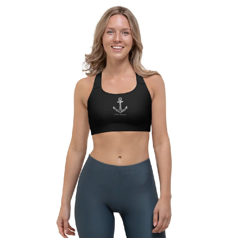 Lake Simcoe Anchor Sports bra in Tricorn Lightweight Cotton Bra